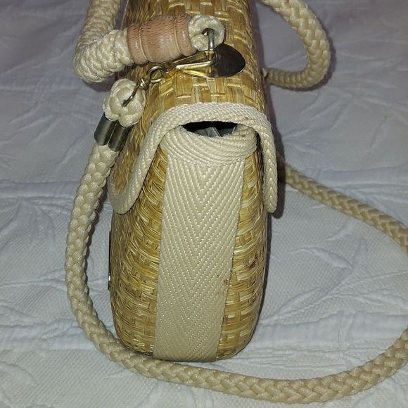 VTG Giulietta Rattan woven bag - Picture 6 of 15